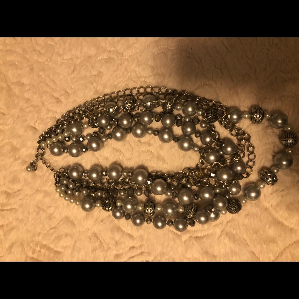 Beaded necklace.